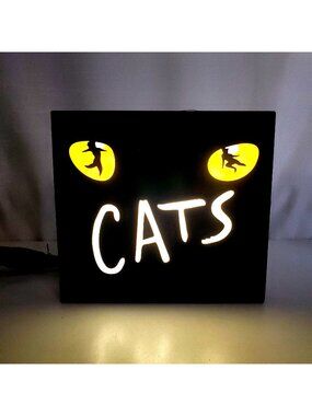 CATS The Musical Broadway LED Light Box Sign – USB Powered